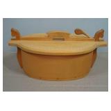 Vintage Scandinavian Bentwood Tine Box