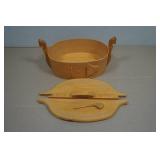 Vintage Scandinavian Bentwood Tine Box