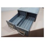 Vintage Two Drawer Metal Cabinet