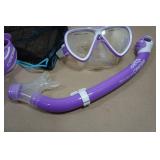 Cressi Blulove Snorkel Set - Fin Size L/XL