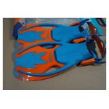 Cressi Blulove Kids Snorkel Set - Fin Size S/M
