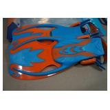 Cressi Blulove Kids Snorkel Set - Fin Size S/M