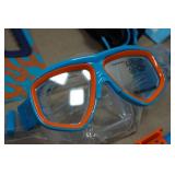 Cressi Blulove Kids Snorkel Set - Fin Size S/M