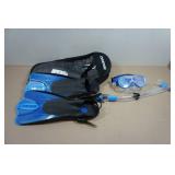 Cressi Adult Rondine Palau Fin Snorkel Set - Fin Size S/M