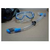 Cressi Adult Rondine Palau Fin Snorkel Set - Fin Size L/XL