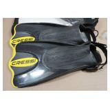 Cressi Adult Rondine Palau Fin Snorkel Set - Fin Size M/L