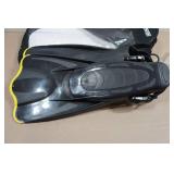 Cressi Adult Rondine Palau Fin Snorkel Set - Fin Size M/L