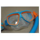 Cressi Blulove Kids Snorkel Set - Fin Size L/XL