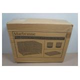 Marbrasse 4-Tray Desktop File Organizer