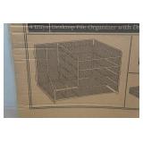 Marbrasse 4-Tray Desktop File Organizer