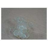 Vintage 7 Cluster Glass Bud Vase