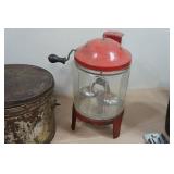 Vintage Coffee Grinder, Ice Shaver, Lunch Box and Canister