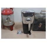Vintage Coffee Grinder, Ice Shaver, Lunch Box and Canister