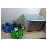 Extension Cords and Bin