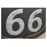 Route 66 Lighted Sign