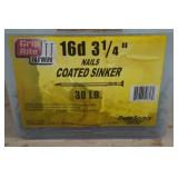 Grip Rite 16d 3-1/4" Coated Sinker Nails