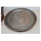 Vintage Copper Pot and Tray