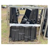Mower King Skid Steer Forks (SA-100) - quantity of 5 sets per rack