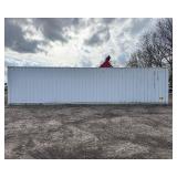 ZNCU4008843 // 40 Ft Shipping Container with 2 Side Doors, 40HC, Single Trip