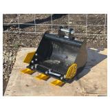 SDLANCH 40CM Toothed Bucket for Mini Excavator