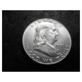 1955 Silver Franklin Half Dollar
