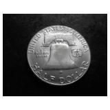 1955 Silver Franklin Half Dollar