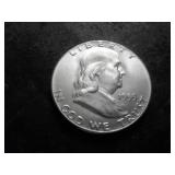 1955 Silver Franklin Half Dollar