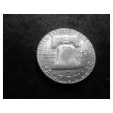1955 Silver Franklin Half Dollar