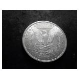 1878 Morgan Silver Dollar Reverse Of 1879