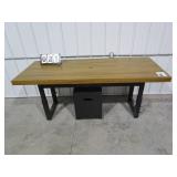 Rectangle Propane Fire Pit Table - 76"