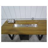 Rectangle Propane Fire Pit Table - 76"