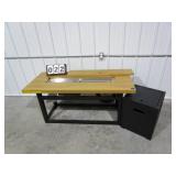 Rectangle Propane Fire Pit Table - 55"