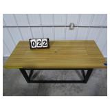 Rectangle Propane Fire Pit Table - 55"