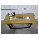 Rectangle Propane Fire Pit Table - 55"