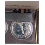 US Congressional Coins 1989 Bicentennial Set - Gold $5, Silver Dollar & Half Dollar (Lot of 3)