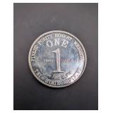 First State Bicentennial 1 oz .999 Fine Silver Round 1776-1976