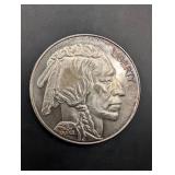Buffalo Silver Round - 1 oz .999 Fine Silver - Native American Obverse