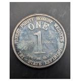 God Bless America 1 oz .999 Fine Silver Round - 1776-1976 Bicentennial