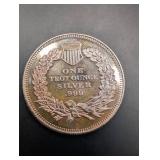 Native American Chief Silver Round - 1 oz .999 Fine Silver