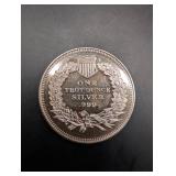 Native American Chief Head 1-Ounce .999 Fine Silver Round