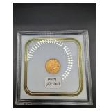 1909 $2.5 Gold Indian Coin