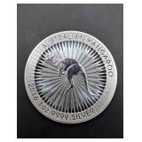 Australian Kangaroo 1 Dollar 1oz Silver Coin - 2009