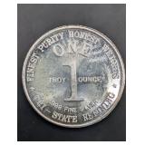 Tri-State Refining 1 oz .999 Fine Silver Round 1776-1976 God Bless America