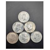 Kennedy Half Dollars 1964 (Lot of 6)