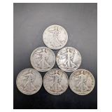 Walking Liberty Half Dollars (Lot of 6)