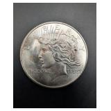 Peace Dollar Style 1OZ Silver Round- U.S. One Dollar Silver Coin (Circulated)