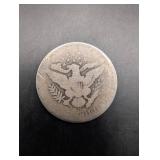 Barber Quarter 1908-D - United States 25c, In God We Trust, Eagle Reverse