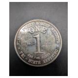 Bicentennial 1 oz .999 Fine Silver Round - God Bless America 1776-1976