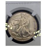 1947 Walking Liberty Half Dollar - MS65 NGC