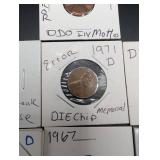 Lincoln Error Cents - Mixed Dates & Mint Marks (Lot of 9)
